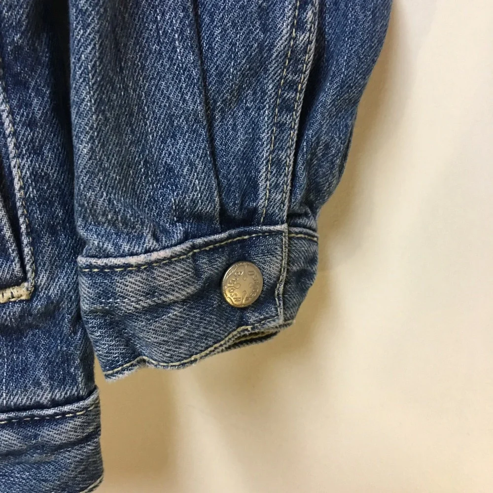 OshKosh Denim Jacket Kids Size 5 Blue Vintage Cotton Trucker Jacket